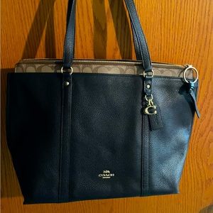Black Coach tote